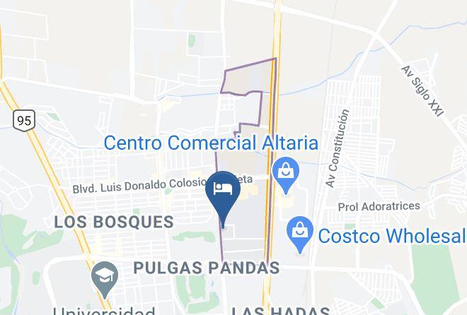 Aguascalientes Residencial Pulgas Pandas Norte - Hotel Aguascalientes Maps