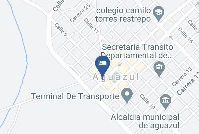 Hotel Aguazul Plaza Map - Casanare - Aguazul