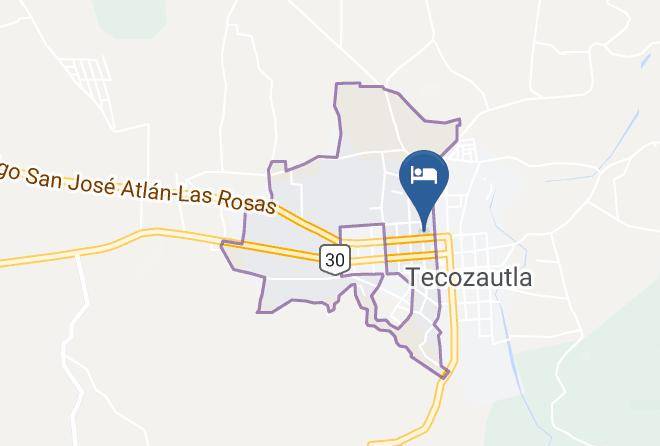 Tecozautla - Hotel Aguazul Maps
