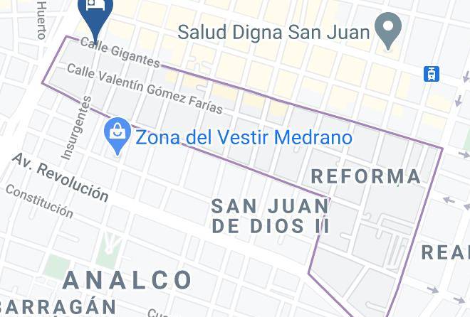 Guadalajara - Hotel Aguila Maps