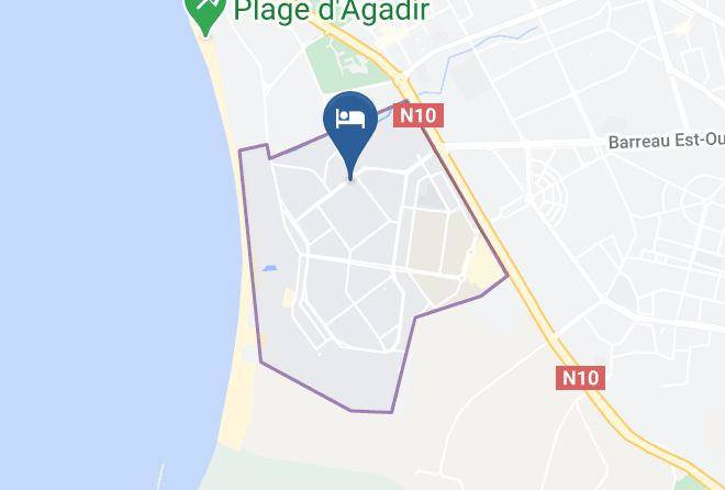 Agadir - Hotel Agyad Agadir Maps