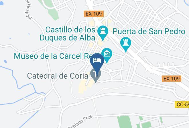 Caceres - Hotel Ahc Palacio Coria Maps