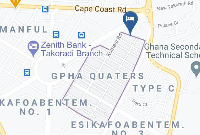 Shama Ahanta East - Hotel Ahenfie Maps