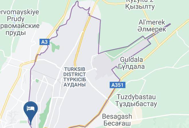 Almaty City - Hotel Ahiska Maps