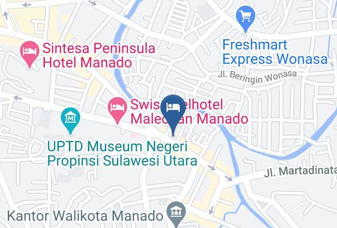 Kota Manado - Hotel Ahlan Maps