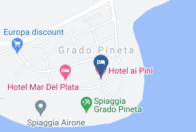 Gorizia - Hotel Ai Pini Maps