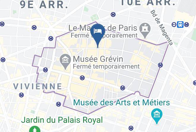 Paris - Hotel Aida Opera Maps