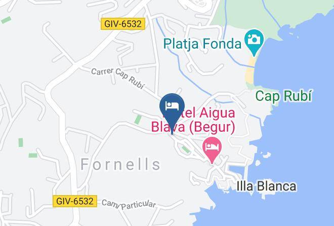 Girona - Restaurant Aigua Blava Maps