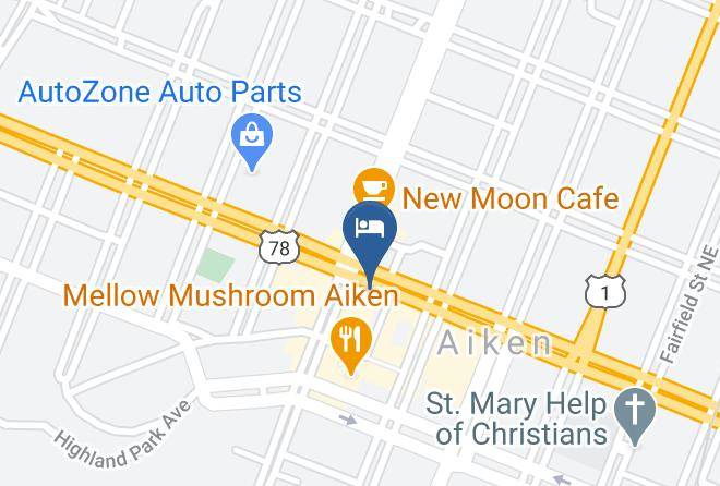 Aiken - Hotel Aiken Maps