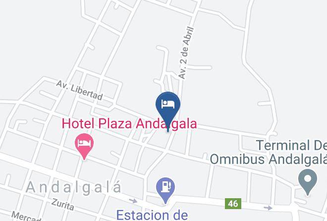 Andalgala - Hotel Aires Del Nevado Maps