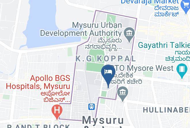 Mysore - Hotel Airlines Mysuru Maps