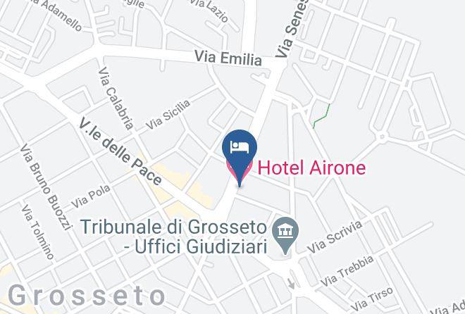 Grosseto - Hotel Airone Maps