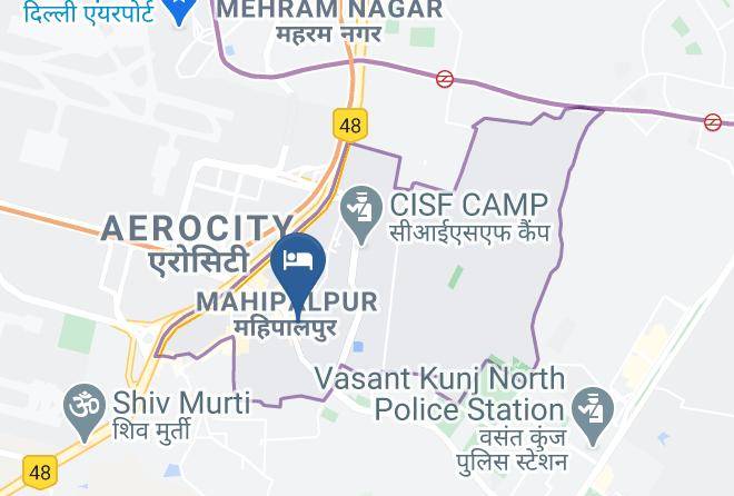 New Delhi - Hotel Airport Star Maps