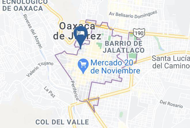 Oaxaca De Juarez - Hotel Aitana Maps