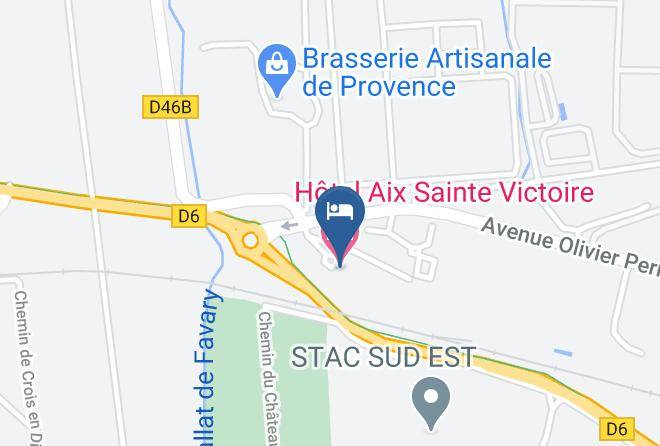 Bouches Du Rhone - Hotel Aix Sainte Victoire Maps