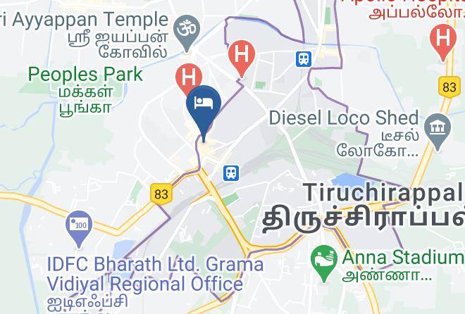 Tiruchirappalli - Hotel Ajanta Maps