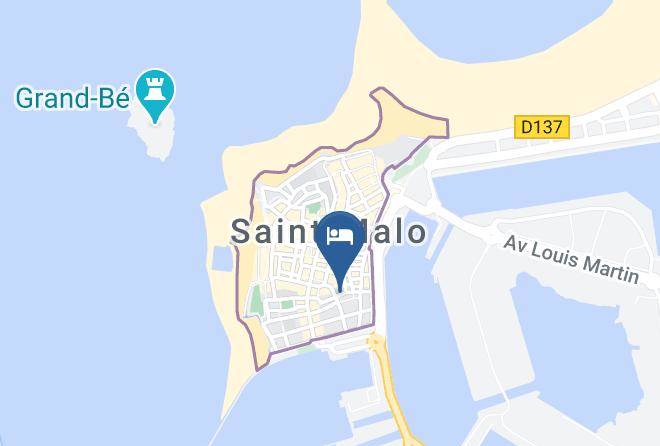Ille Et Vilaine - Hotel Ajoncs D'or Saint Malo Maps