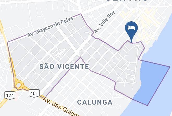 Boa Vista - Hotel Ajuricaba Maps