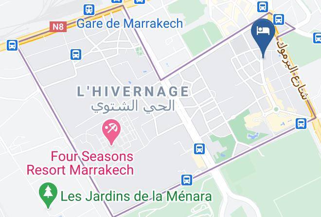 Marrakesh - Hotel Akabar Maps