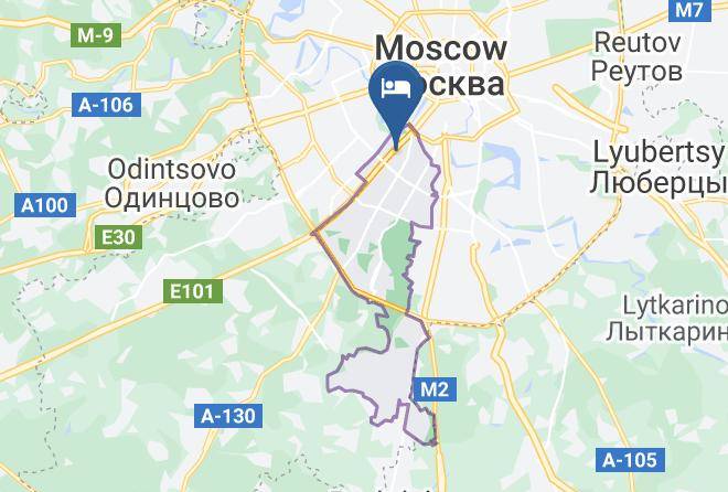 Moscow - Hotel Akademicheskiy Maps