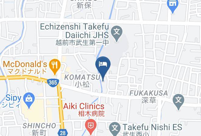 Echizen City - Hotel Akahoshitei Maps