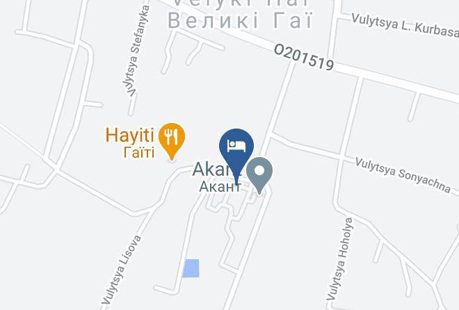 Ternopil S Kyi Rayon - Hotel Akant Maps
