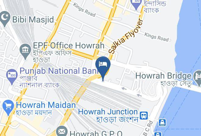 Hotel Akash Best Hotel Near Howrah Station Map