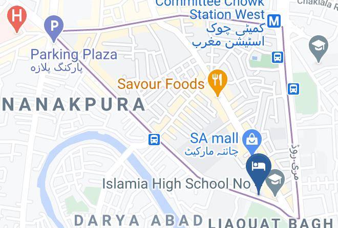 Islamabad - Hotel Akbar International Maps