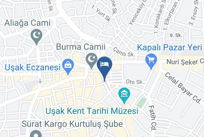 Usak Islice - Hotel Akdag 2 Maps