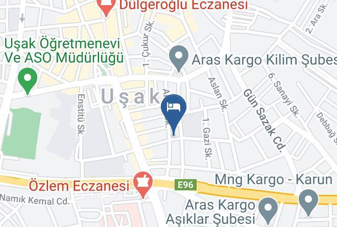 Usak Durak - Hotel Akdag Maps