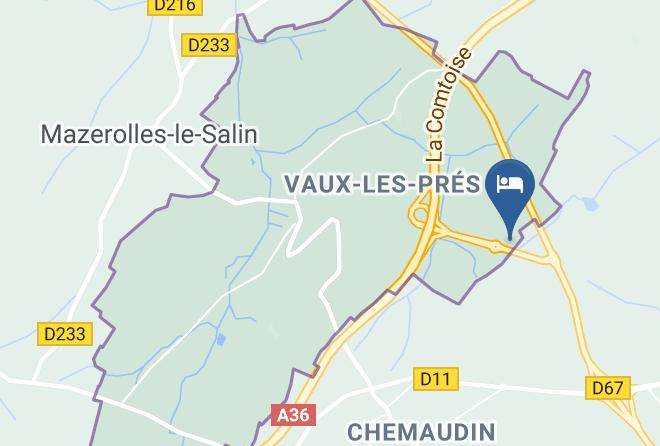 Doubs - Hotel Akena Besancon Maps