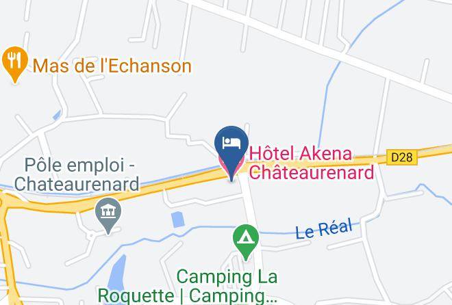 Bouches Du Rhone - Hotel Akena Chateaurenard Maps