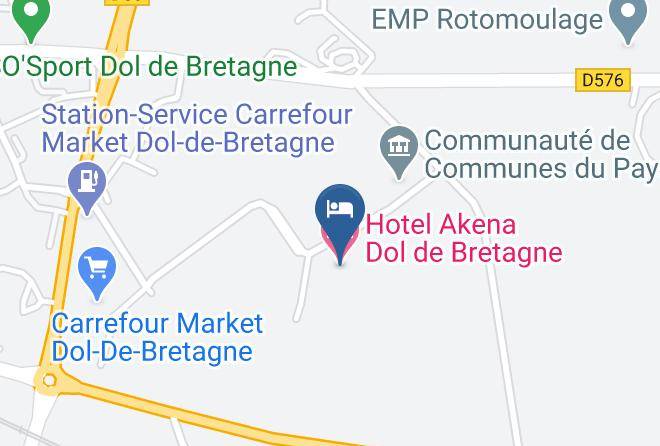 Ille Et Vilaine - Hotel Akena Dol De Bretagne Maps