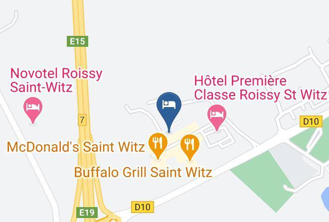 Val D Oise - Hotel Akena Saint Witz Maps