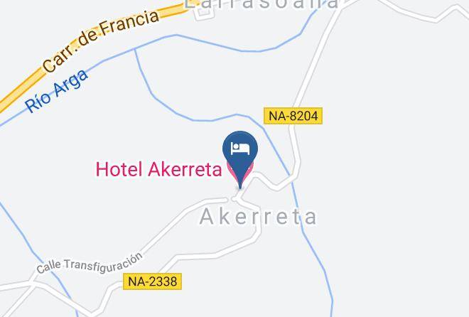 Hotel Akerreta Map