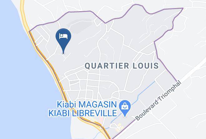 Libreville - Hotel Akewa Maps
