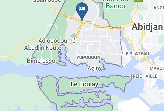 Abidjan - Hotel Akey Maps