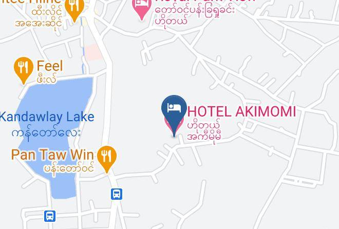 Pyinoolwin - Hotel Akimomi Maps
