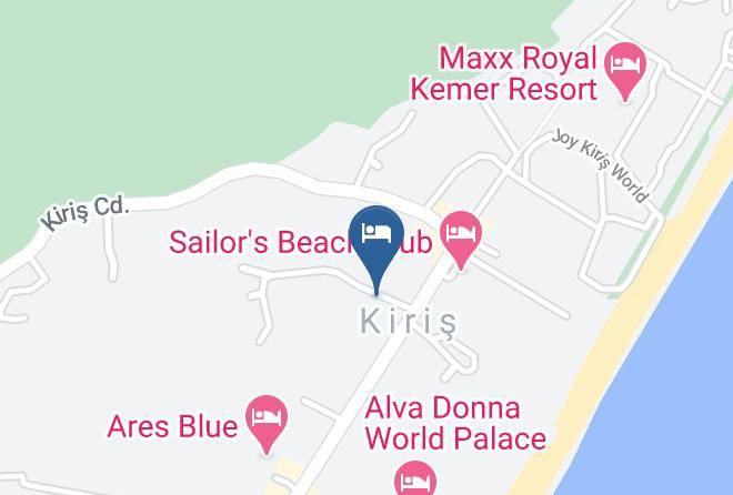 Kemer - Hotel Akka Claros Maps