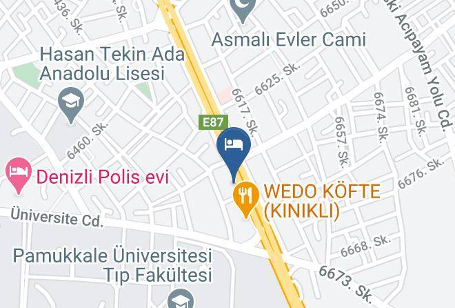Pamukkale - Hotel Akkan Maps