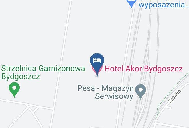 Bydgoszcz - Hotel Akor Bydgoszcz Maps