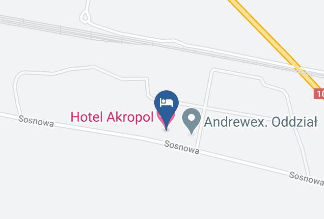Torunski - Hotel Akropol Maps