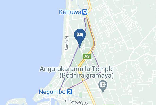 Colombo - Hotel Akshayaam Negombo Maps