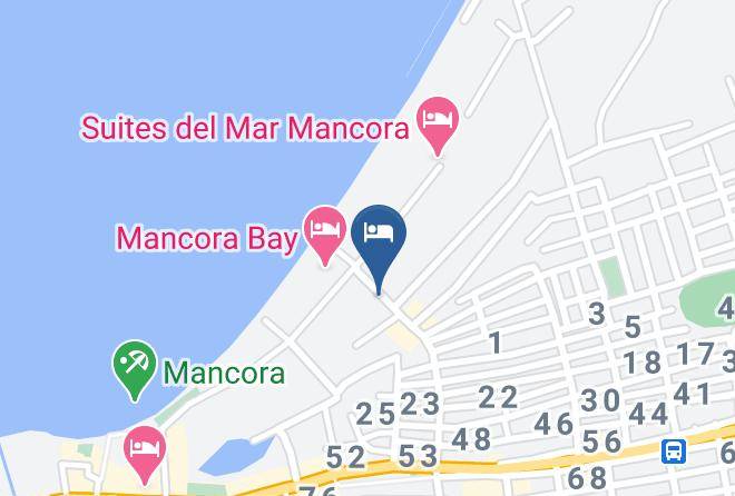 Talara - Hotel Akumal Mancora Maps