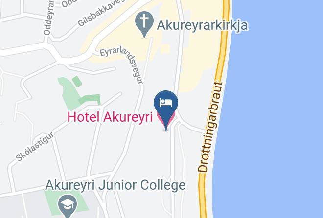Akureyri - Hotel Akureyri Maps