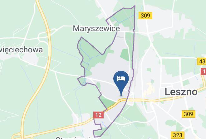 Leszno - Hotel Akwawit Leszno Maps