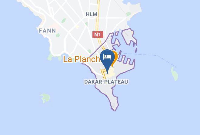 Dakar - Hotel Al Afifa Maps