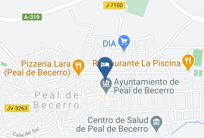Jaen - Hotel Al Andalus Hotel En Cazorla Comarca Maps