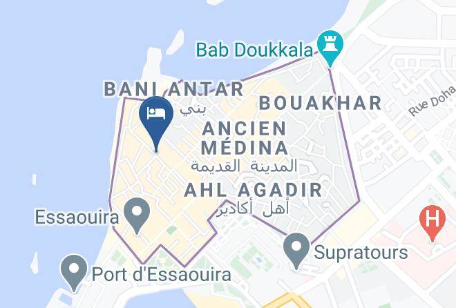 Essaouira - Hotel Al Arboussas Maps
