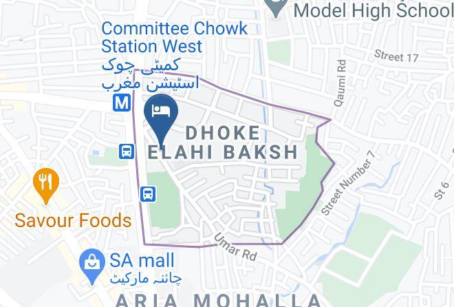 Islamabad - Hotel Al Aziz Maps